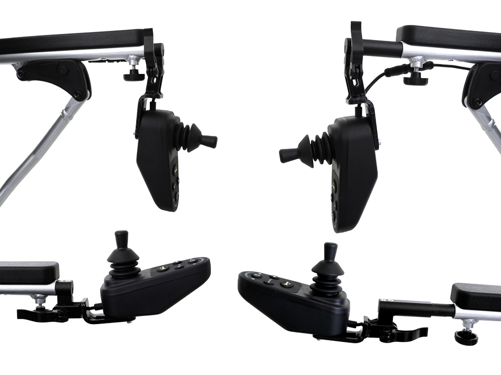 joystickforlagning Eloflex tillbehor rullstol